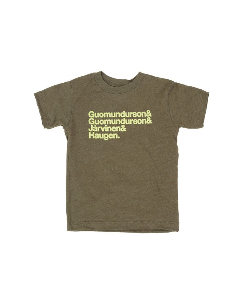 $8.97 Phish Kasvot Vaxt Nomenclature Toddler Tee on Olive Shirts