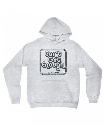 $13.58 Bad Company Hoodie | Can't Get Enough Logo Distressed Hoodie Sweatshirts