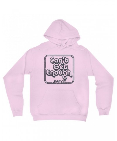 $13.58 Bad Company Hoodie | Can't Get Enough Logo Distressed Hoodie Sweatshirts