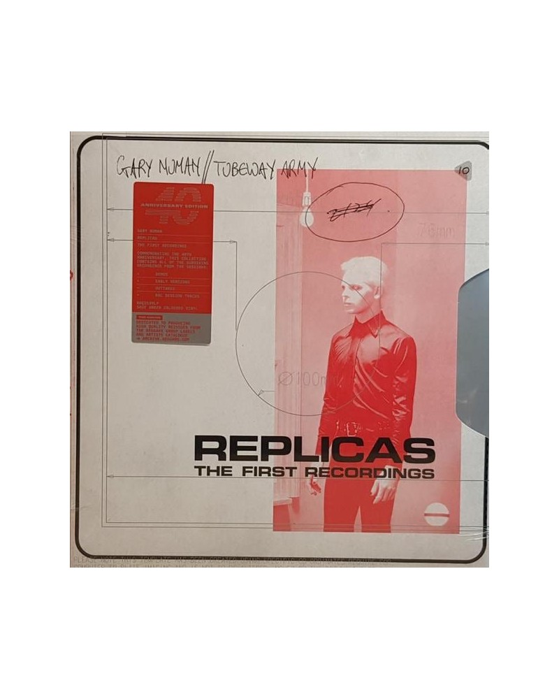 $14.75 Gary Numan REPLICAS - THE FIRST RECORDINGS (SAGE GREEN VINYL) Vinyl Record Vinyl