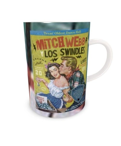 $16.80 Live Show Poster Series (11 of 12) by H. Michael Karshis | Mitch Webb and the Swindles | Tall Bone China Mug Decor