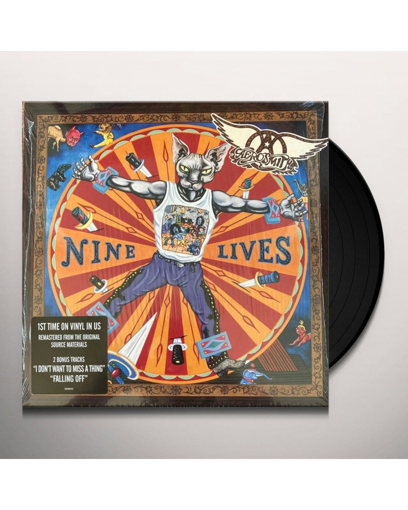 $11.02 Aerosmith Nine Lives Vinyl Record Vinyl