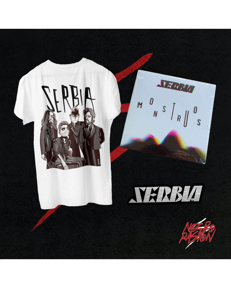 $149.70 SERBIA Combo - Serbia - Camiseta + Pin + Disco Accessories