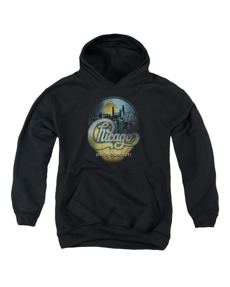 $15.68 Chicago Youth Hoodie | LIVE Pull-Over Sweatshirt Sweatshirts