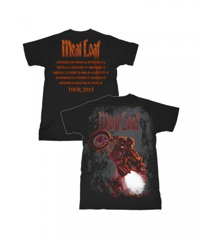 $14.40 Meat Loaf Bat of of Hell Itinerary Tee Shirts