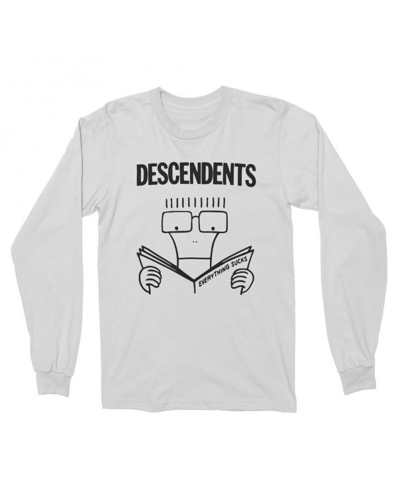 $16.12 Descendents Everything Sucks Longsleeve Tee (White) Shirts