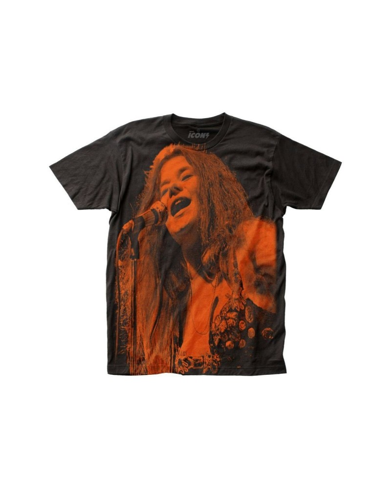 $9.75 Janis Joplin Big Print Subway T-shirt Shirts