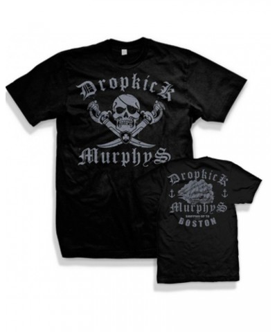 $11.19 Dropkick Murphys Jolly Roger/Logo Tee (Black) Shirts