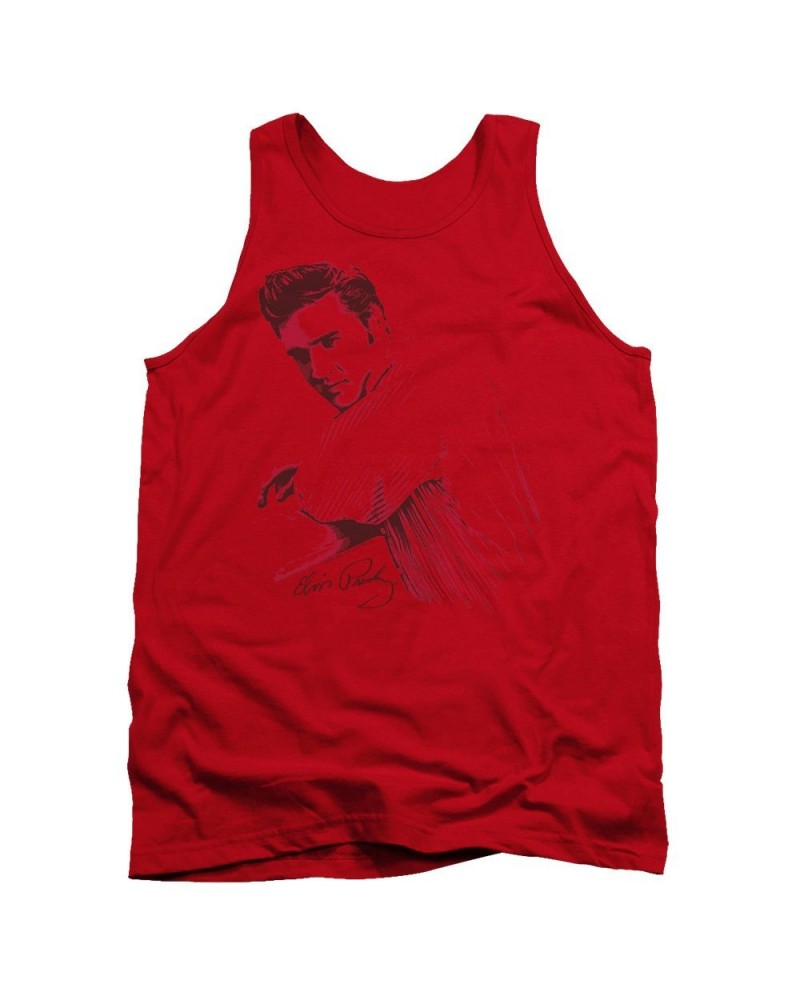 $7.92 Elvis Presley Tank Top | ON THE RANGE Sleeveless Shirt Shirts