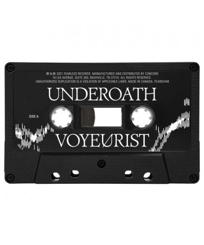 $6.00 Underoath "Voyeurist" Black Sonic Cassette Tapes