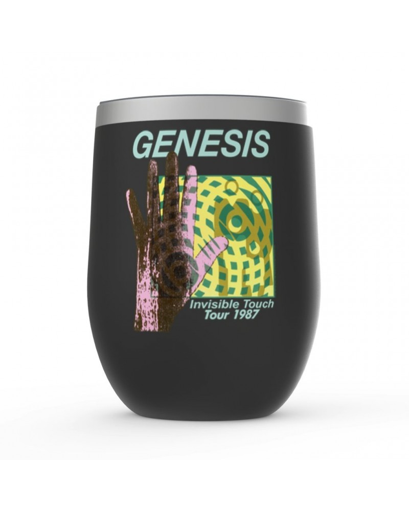 $6.89 Genesis Wine Tumbler | Modern 1987 Invisible Touch Album Design Stemless Wine Tumbler Drinkware