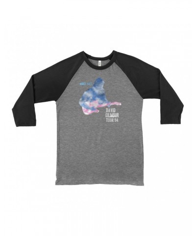 $13.48 David Gilmour 3/4 Sleeve Baseball Tee | About Face Concert Tour Shirt Shirts