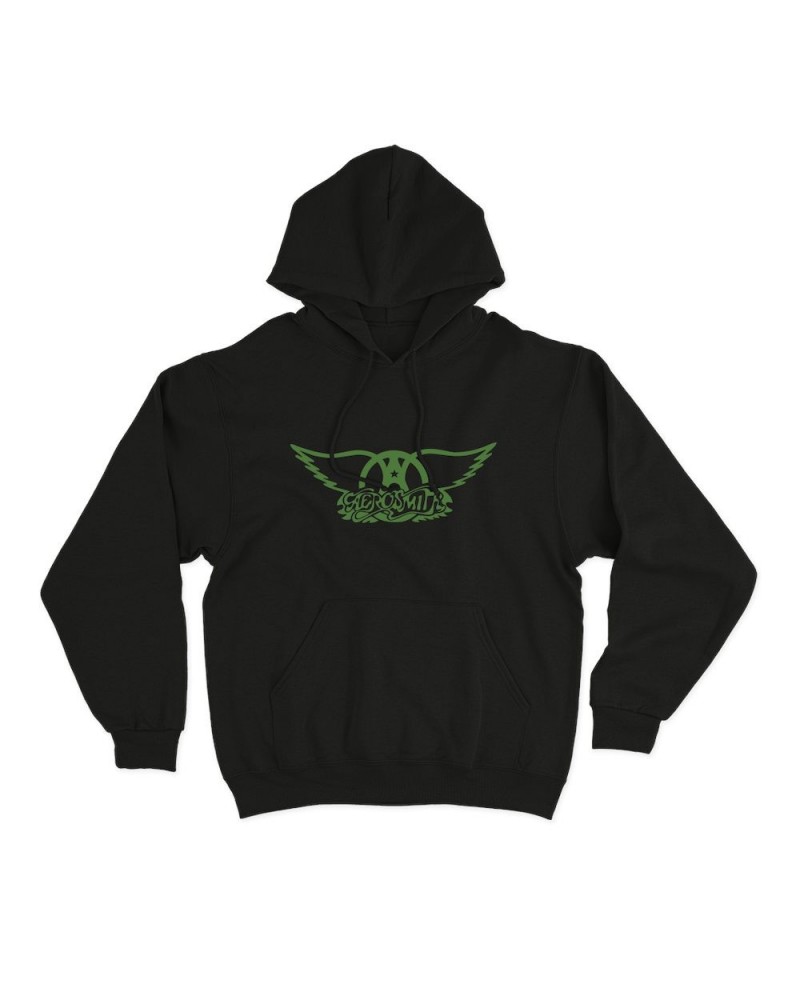 $22.00 Aerosmith Green Wings Hoodie Sweatshirts