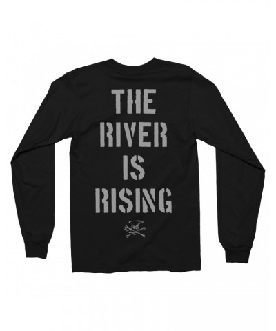 $15.12 Slash The River is Rising Black Long Sleeve Shirts