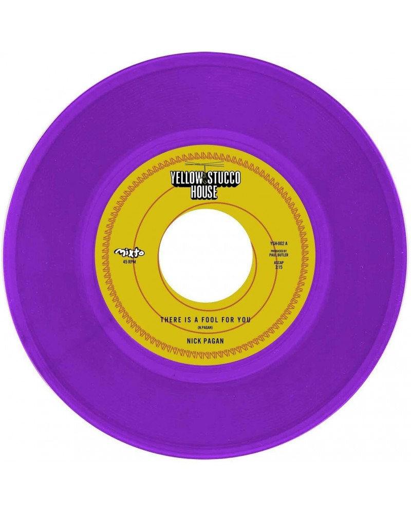 $4.25 Nick Pagan NO MAMES B/W THERE'S A FOOL FOR YOU (TRANSLUCENT PURPLE VINYL) Vinyl Record Vinyl