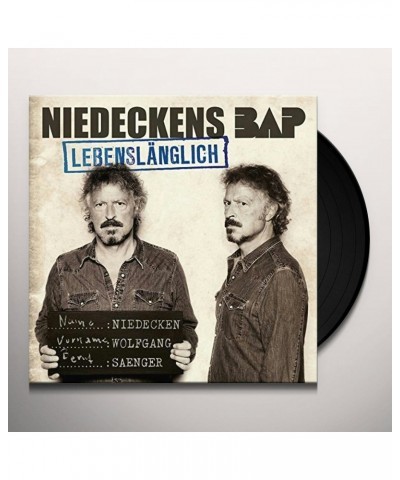 $14.08 Niedeckens BAP LEBENSLAENGLICH Vinyl Record Vinyl