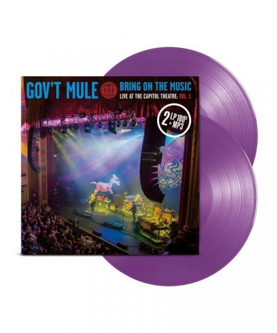 $17.60 Gov't Mule 4-LP Red & Blue Splatter Vinyl Bundle: Bring On The Music / Live at The Capitol Theatre Vinyl