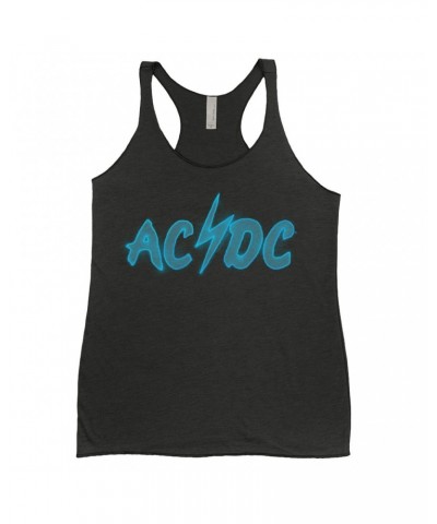 $14.19 AC/DC Ladies' Tank Top | Electric Logo Shirt Shirts