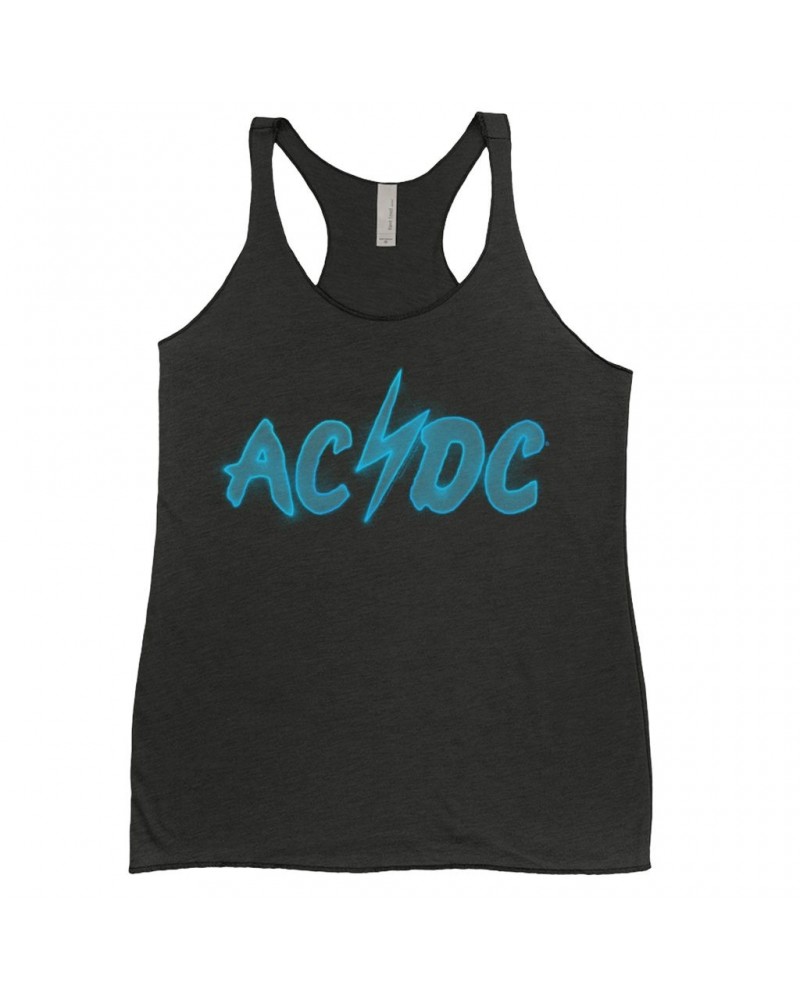 $14.19 AC/DC Ladies' Tank Top | Electric Logo Shirt Shirts