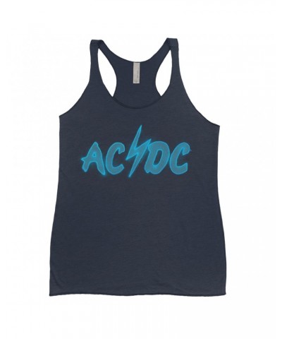 $14.19 AC/DC Ladies' Tank Top | Electric Logo Shirt Shirts