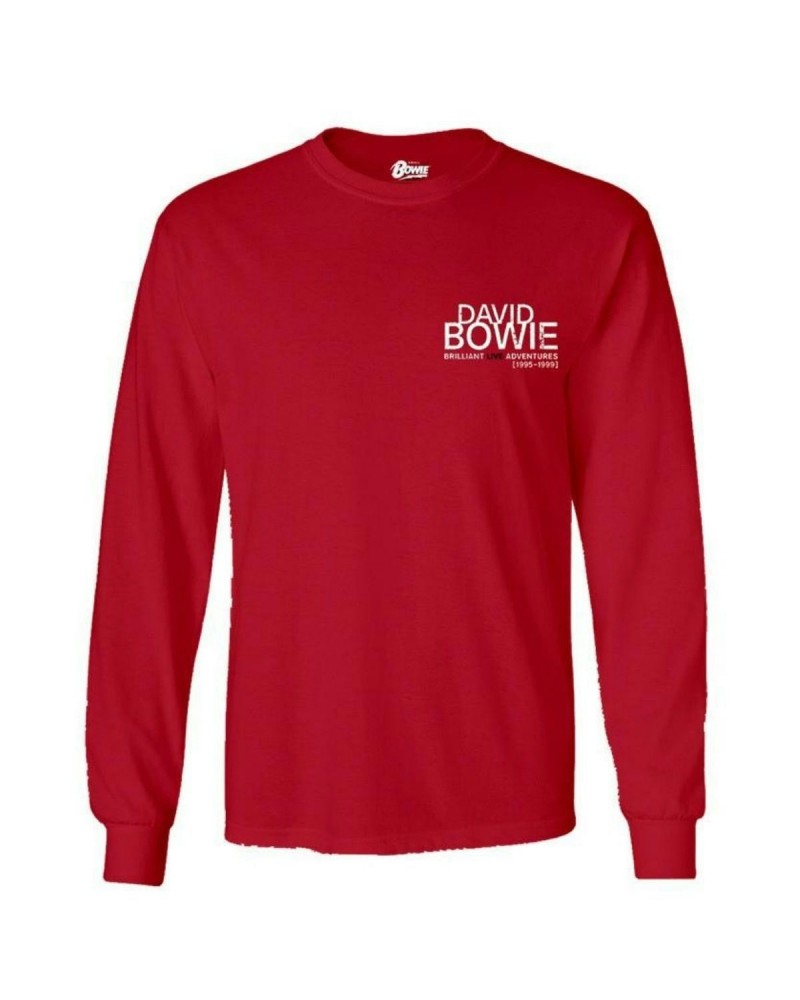 $11.90 David Bowie Brilliant Live Adventures Long Sleeve T-Shirt Shirts