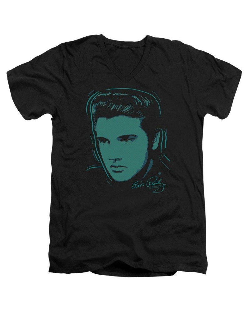 $7.98 Elvis Presley T Shirt (Slim Fit) | YOUNG DOTS Slim-fit Tee Shirts