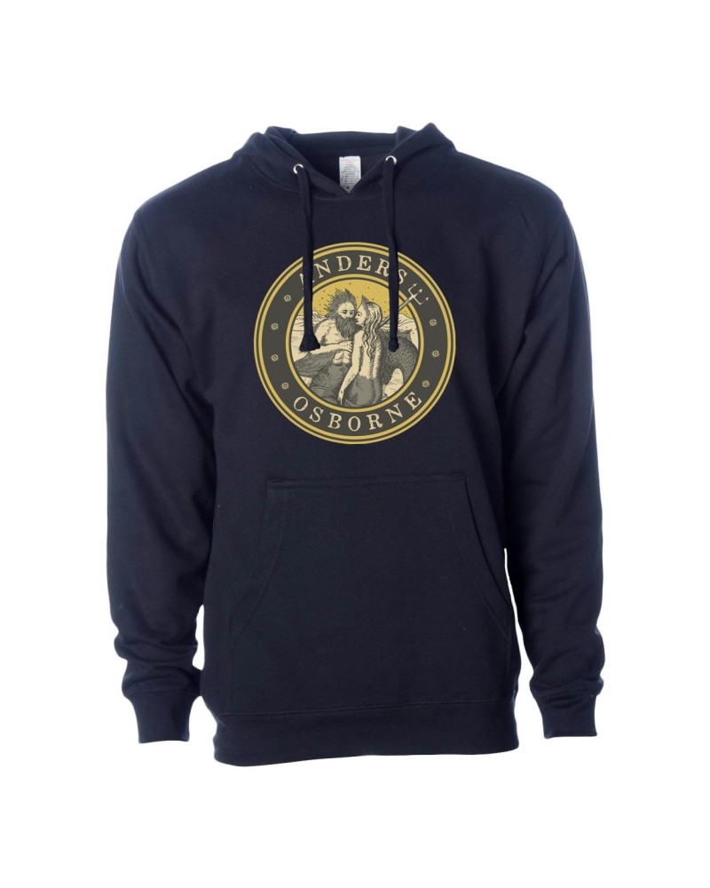 $22.05 Anders Osborne Orpheus and the Mermaids Unisex Navy Blue Hoodie Sweatshirts