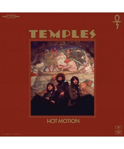 $8.16 Temples HOT MOTION (FOREST GREEN/TAN WITH RED/YELLOW SPLATTER VINYL) Vinyl Record Vinyl