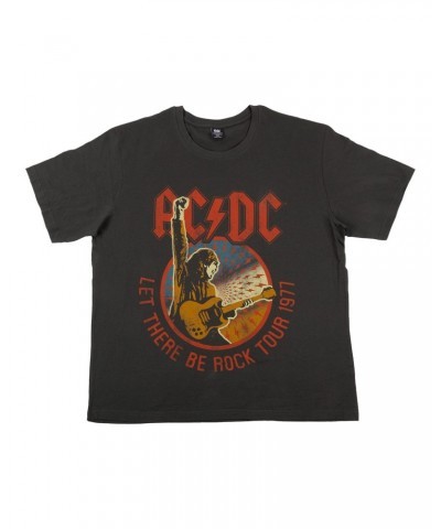 $2.15 AC/DC Let There Be Rock 1977 Tour Plus Size T-shirt Shirts