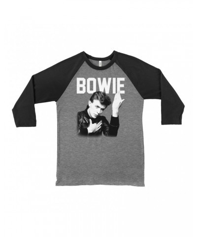 $12.58 David Bowie 3/4 Sleeve Baseball Tee | Bowie's Hero Shirt Shirts