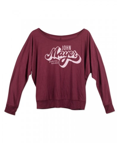 $6.02 John Mayer Brush Script Flowy Longsleeve Tee Shirts