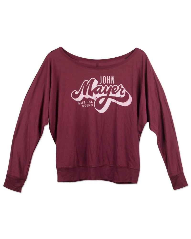 $6.02 John Mayer Brush Script Flowy Longsleeve Tee Shirts