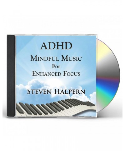 $7.20 Steven Halpern ADHD Mindful Music For Enhanced Focus CD CD