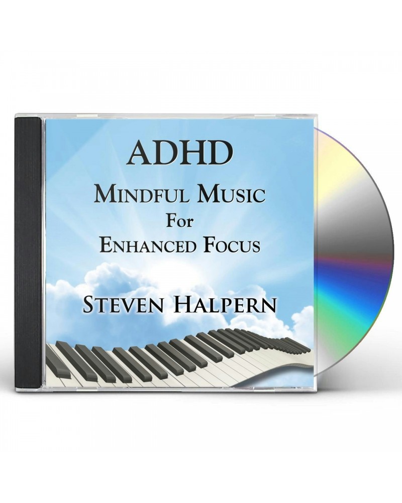 $7.20 Steven Halpern ADHD Mindful Music For Enhanced Focus CD CD