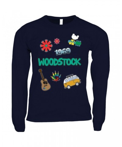 $10.18 Woodstock Long Sleeve Shirt | Patches Design Shirt Shirts