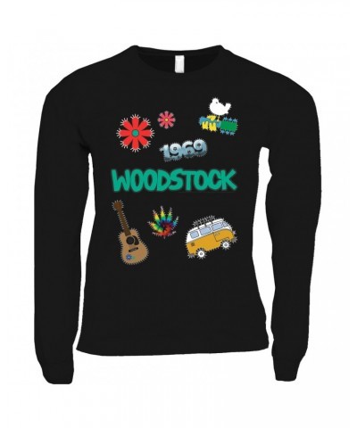 $10.18 Woodstock Long Sleeve Shirt | Patches Design Shirt Shirts