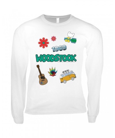 $10.18 Woodstock Long Sleeve Shirt | Patches Design Shirt Shirts