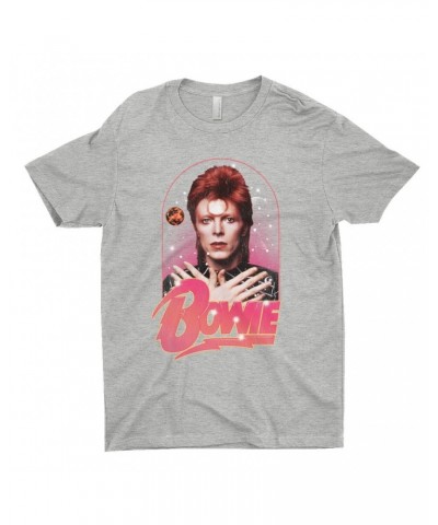 $9.48 David Bowie T-Shirt | Orbit Design Distressed Shirt Shirts