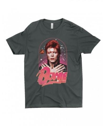 $9.48 David Bowie T-Shirt | Orbit Design Distressed Shirt Shirts