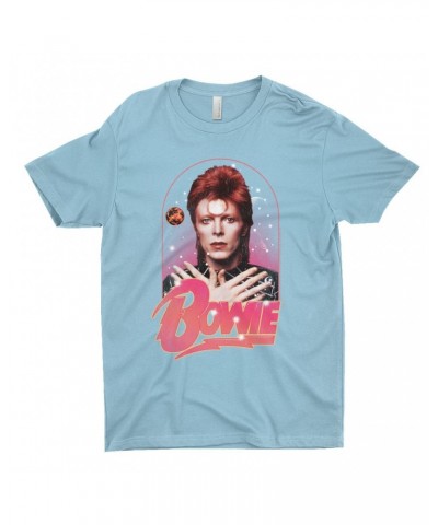 $9.48 David Bowie T-Shirt | Orbit Design Distressed Shirt Shirts