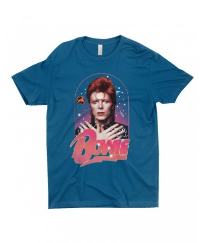 $9.48 David Bowie T-Shirt | Orbit Design Distressed Shirt Shirts