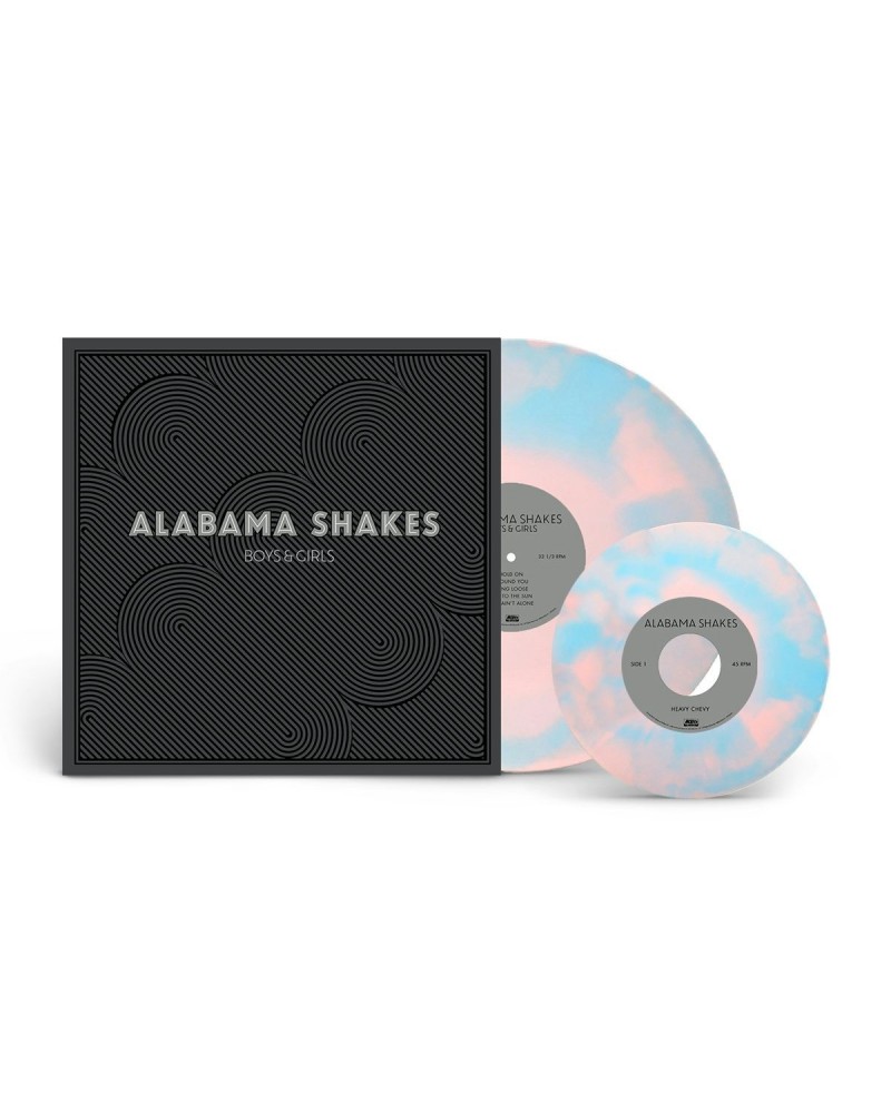 $9.60 Alabama Shakes - Boys & Girls "Platinum Anniversary" Colored Vinyl Reissue + Bonus 7" (Pink/Turquoise Swirl) Vinyl