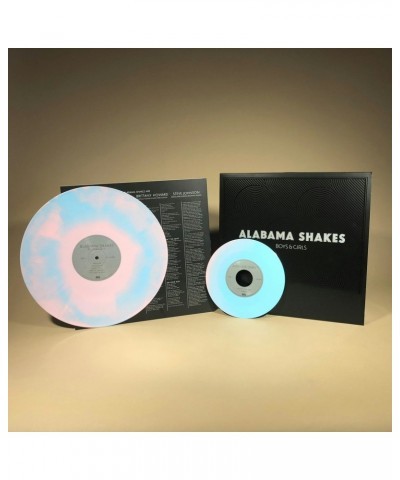 $9.60 Alabama Shakes - Boys & Girls "Platinum Anniversary" Colored Vinyl Reissue + Bonus 7" (Pink/Turquoise Swirl) Vinyl