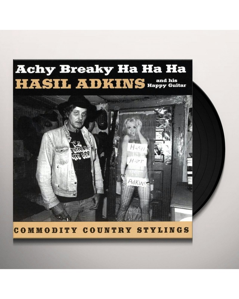 $6.09 Hasil Adkins Achy Breaky Ha Ha Ha Vinyl Record Vinyl