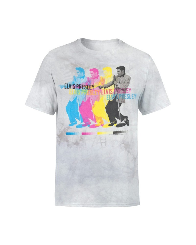 $8.58 Elvis Presley CMYK Elvis T-shirt Shirts