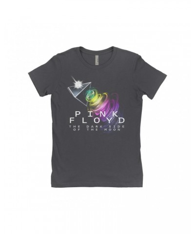 $11.23 Pink Floyd Ladies' Boyfriend T-Shirt | Dark Side Of The Moon Energy Cyclone Shirt Shirts