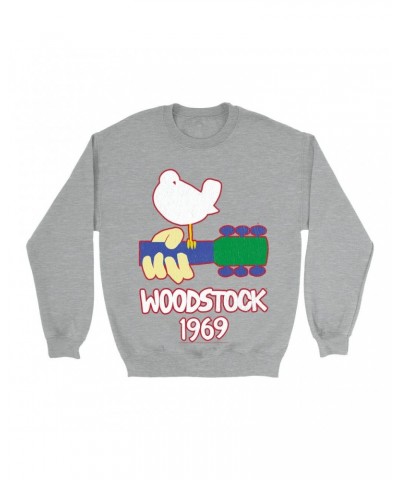 $12.23 Woodstock Sweatshirt | 1969 Music Festival Outline Sweatshirt Sweatshirts