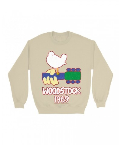 $12.23 Woodstock Sweatshirt | 1969 Music Festival Outline Sweatshirt Sweatshirts