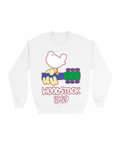 $12.23 Woodstock Sweatshirt | 1969 Music Festival Outline Sweatshirt Sweatshirts