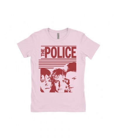 $9.23 The Police Ladies' Boyfriend T-Shirt | Red Outlandos D'Amour Album Design Shirt Shirts